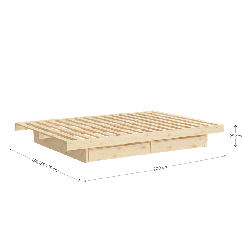 Karup Design KANSO BETT RAW 140X200