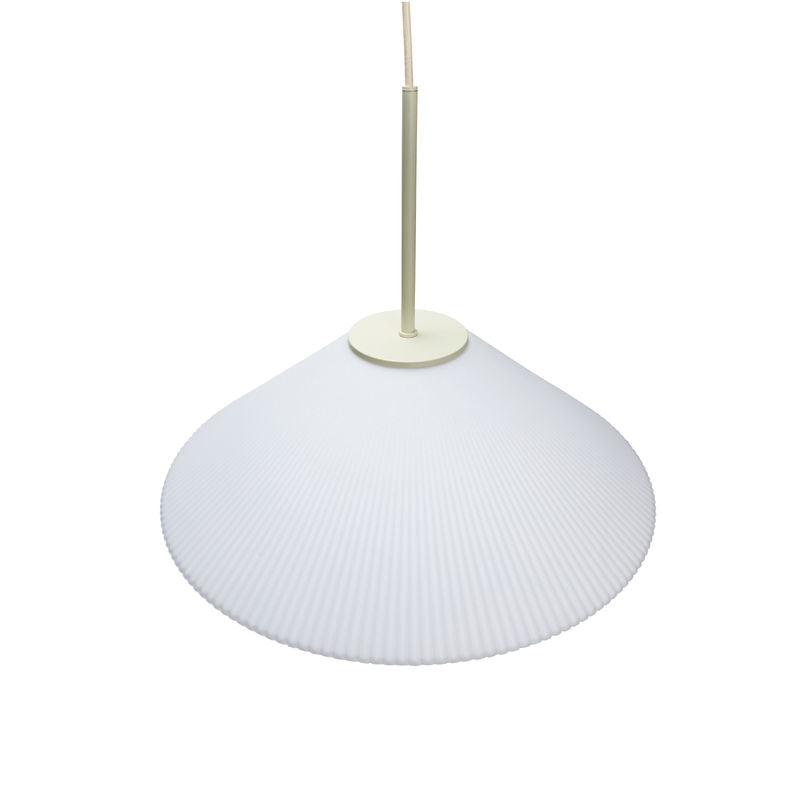 Hübsch Solid Hanglamp Wit/Zand