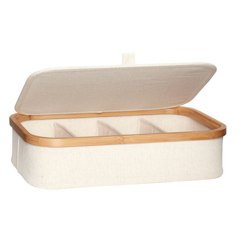 Hübsch Ecru Aufbewahrung boxen Beige (2er Set)