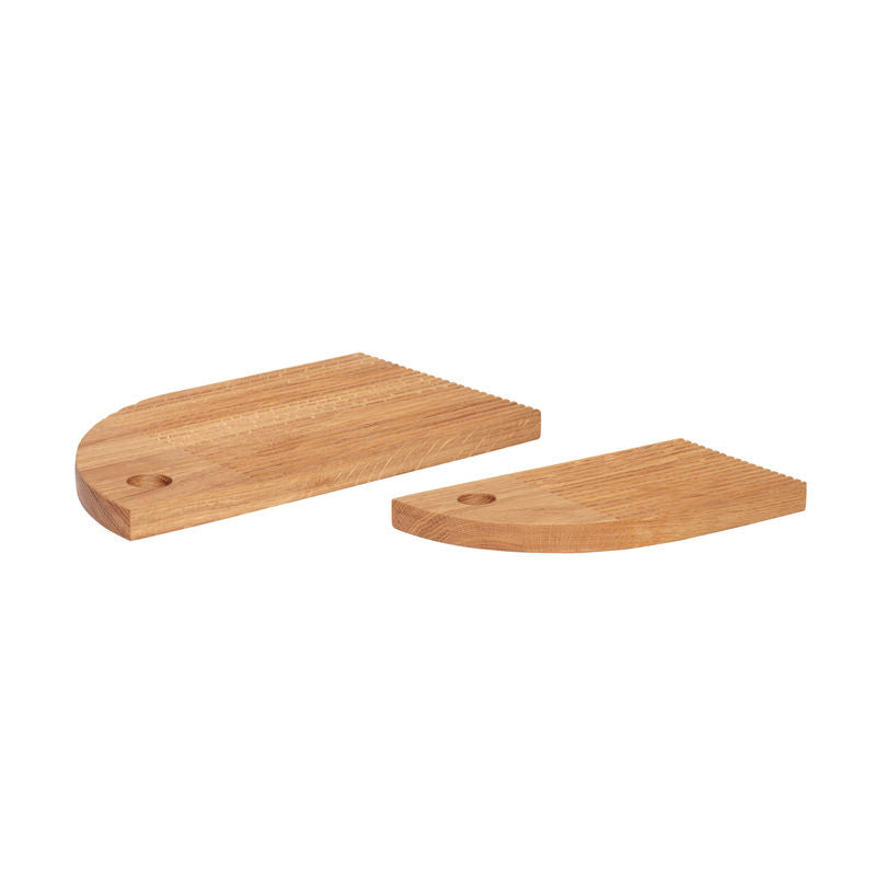 Hübsch Split Cutting Boards Naturel (2er Set)