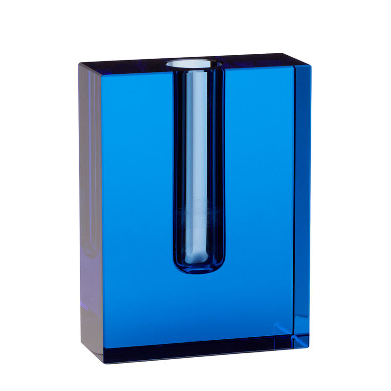 Hübsch Blockvase Blau