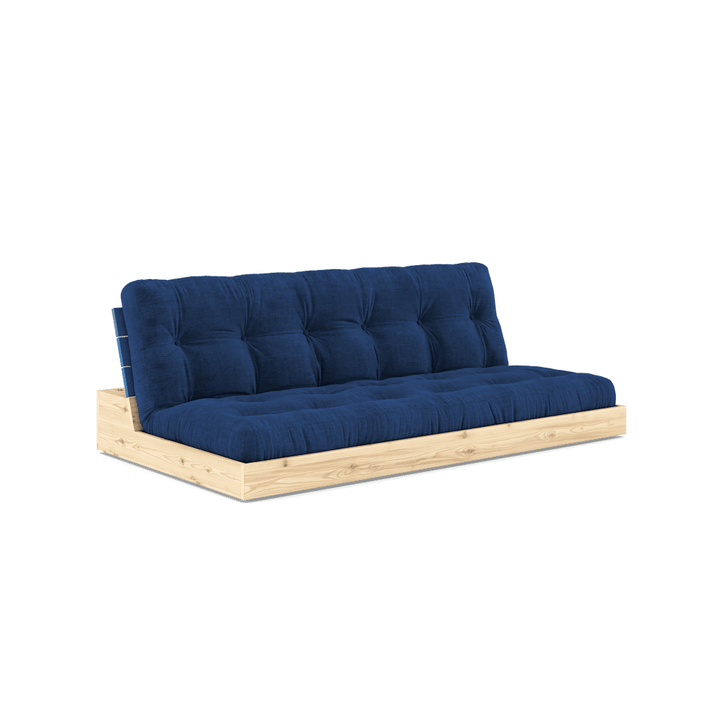 Design BASE COBALT BLAU LACKIERT W. 5-Schicht GEMISCHTE MATRATZE KÖNIGLICHES BLAU