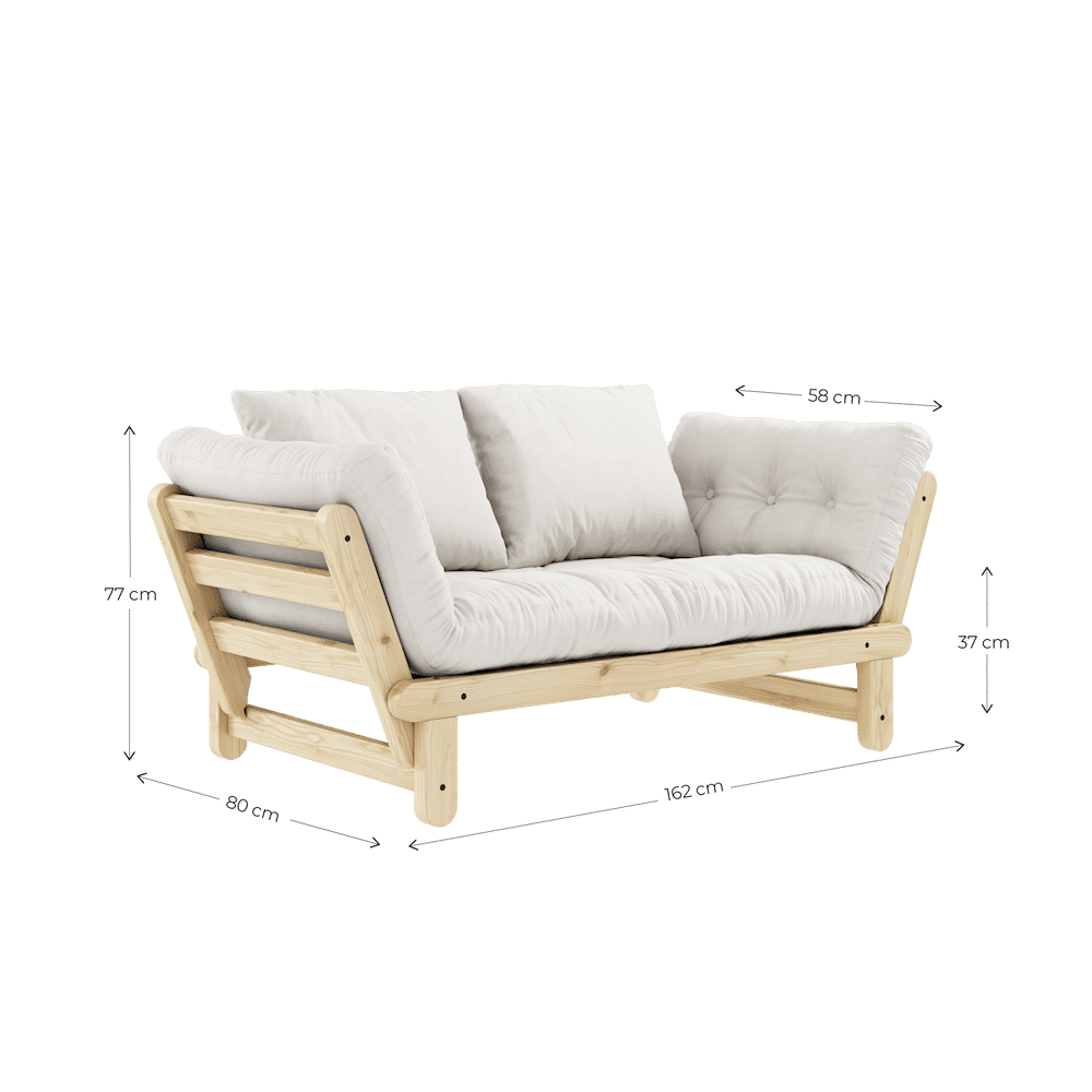 Design BEAT CLAIR LAQUÉ W. BEAT JEU DE MATELAS GRIS