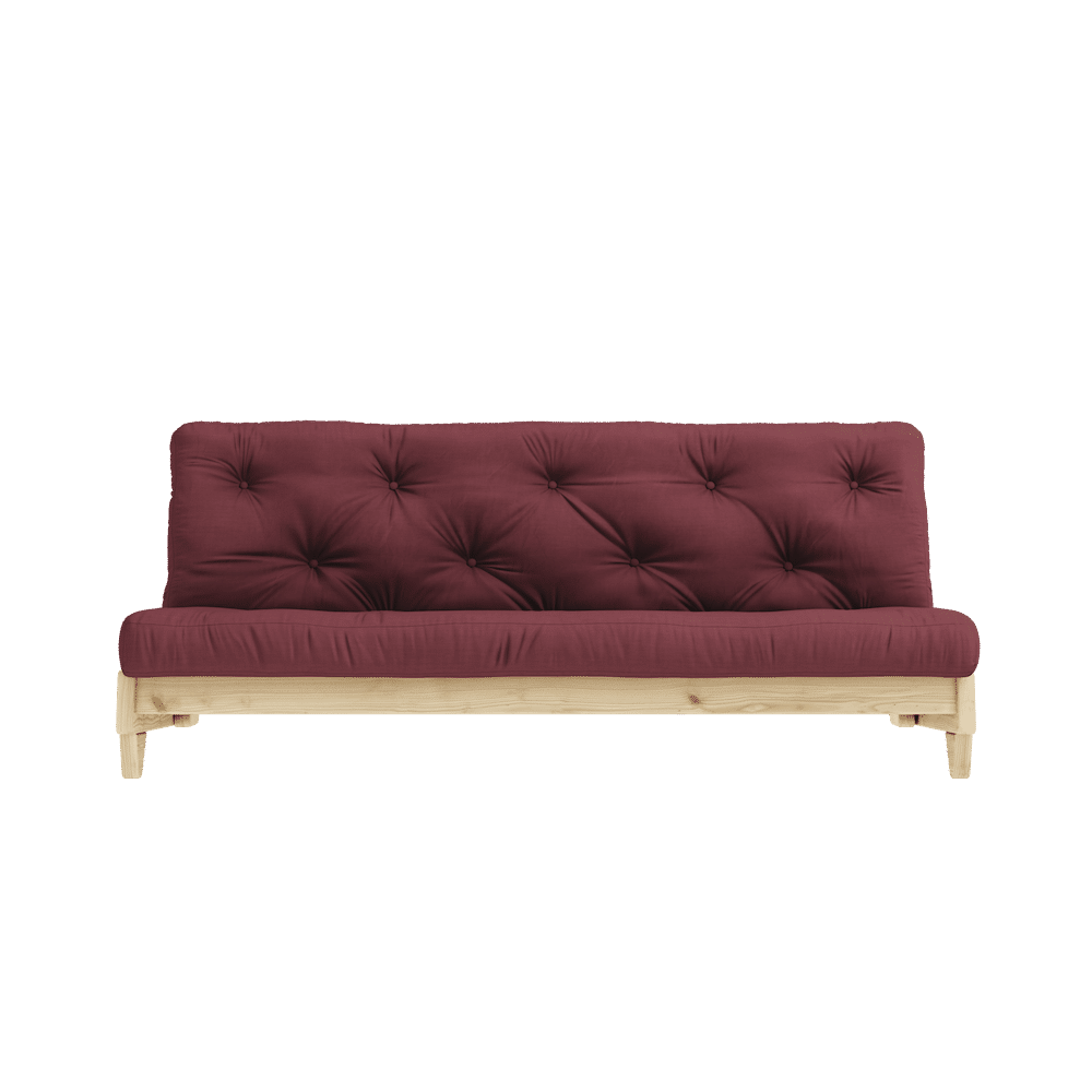 Karup Design FRAIS CLAIR LAQUÉ W. MATELAS BORDEAUX