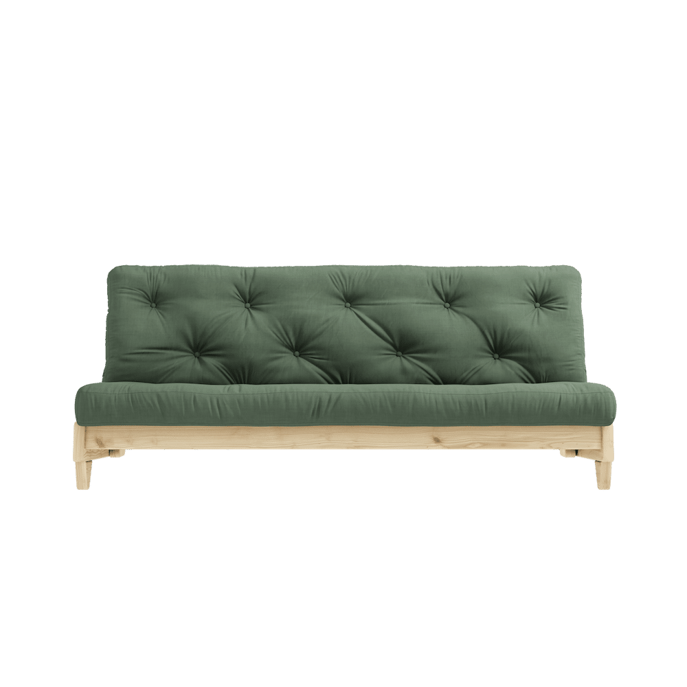 Designer FRAIS CLAIR LAQUÉ W. MATELAS FRAIS OLIVE GREENT