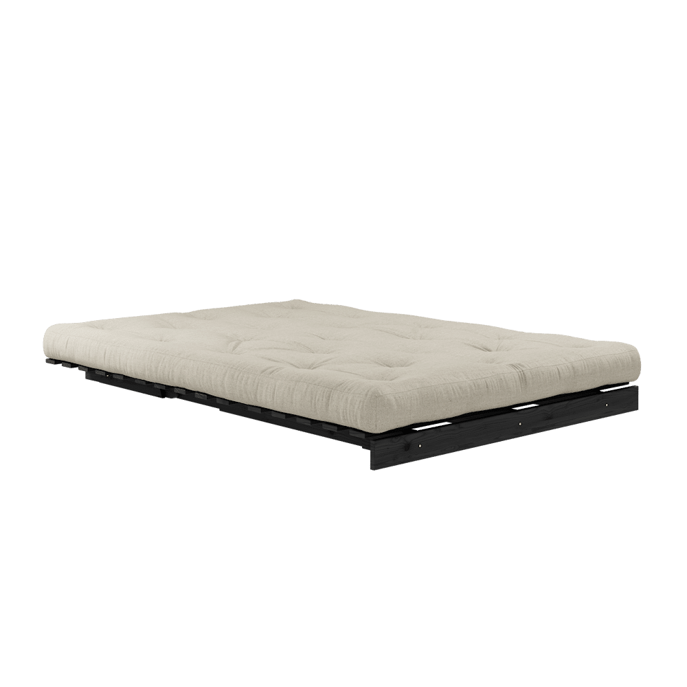 Karup Design ROOTS BLACK LACQUERED 140 X 200 W. ROOTS MATTRESS LINEN