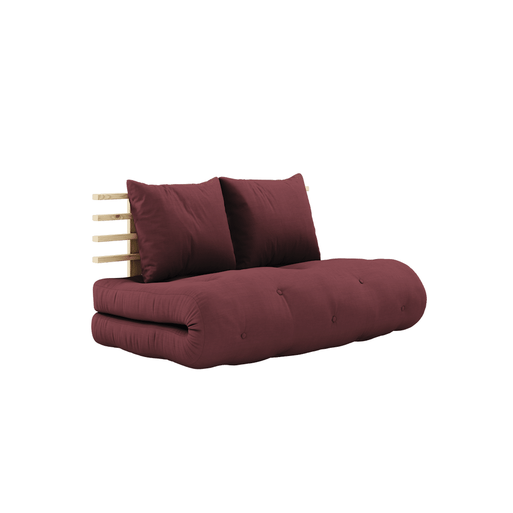 Karup Design SHIN SANO CLAIR LAQUE W. SHIN SANO ENSEMBLE DE MATELAS BORDEAUX