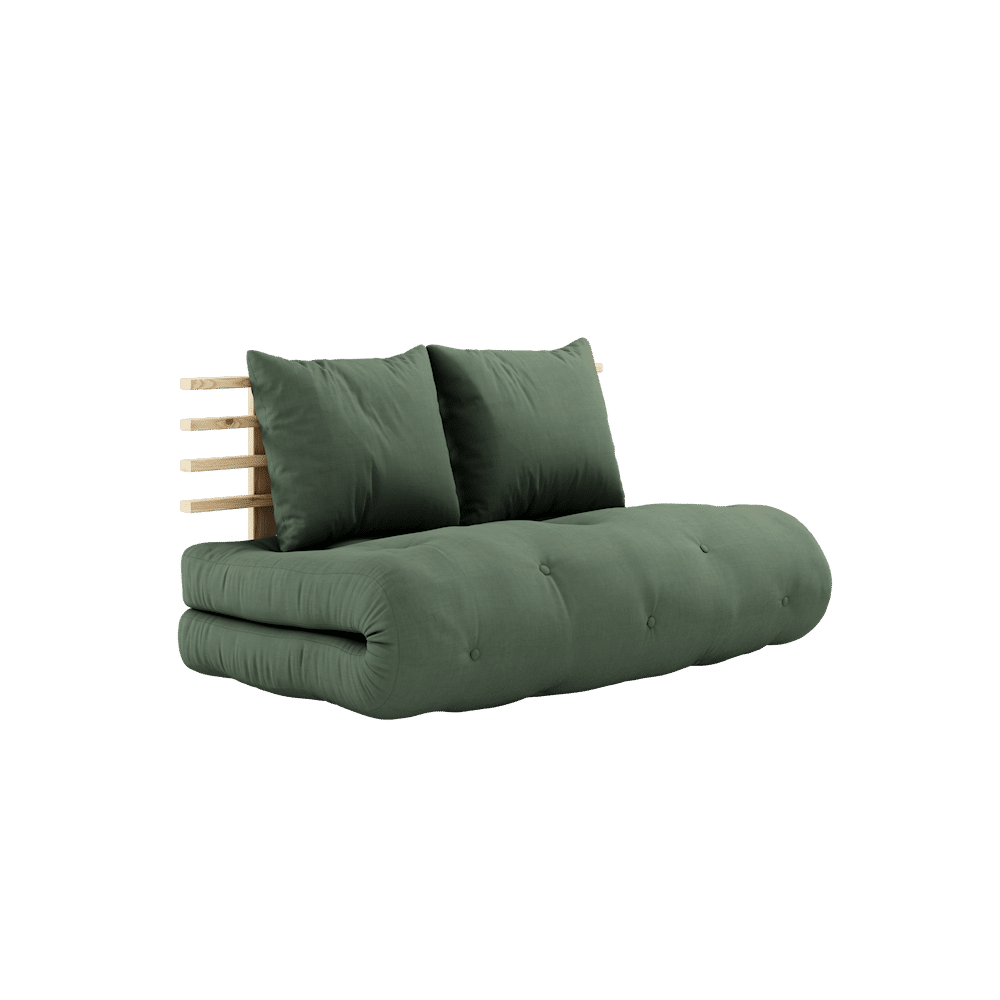 Karup Design SHIN SANO CLAIR LAQUE W. SHIN SANO JEU DE MATELAS VERT OLIVE