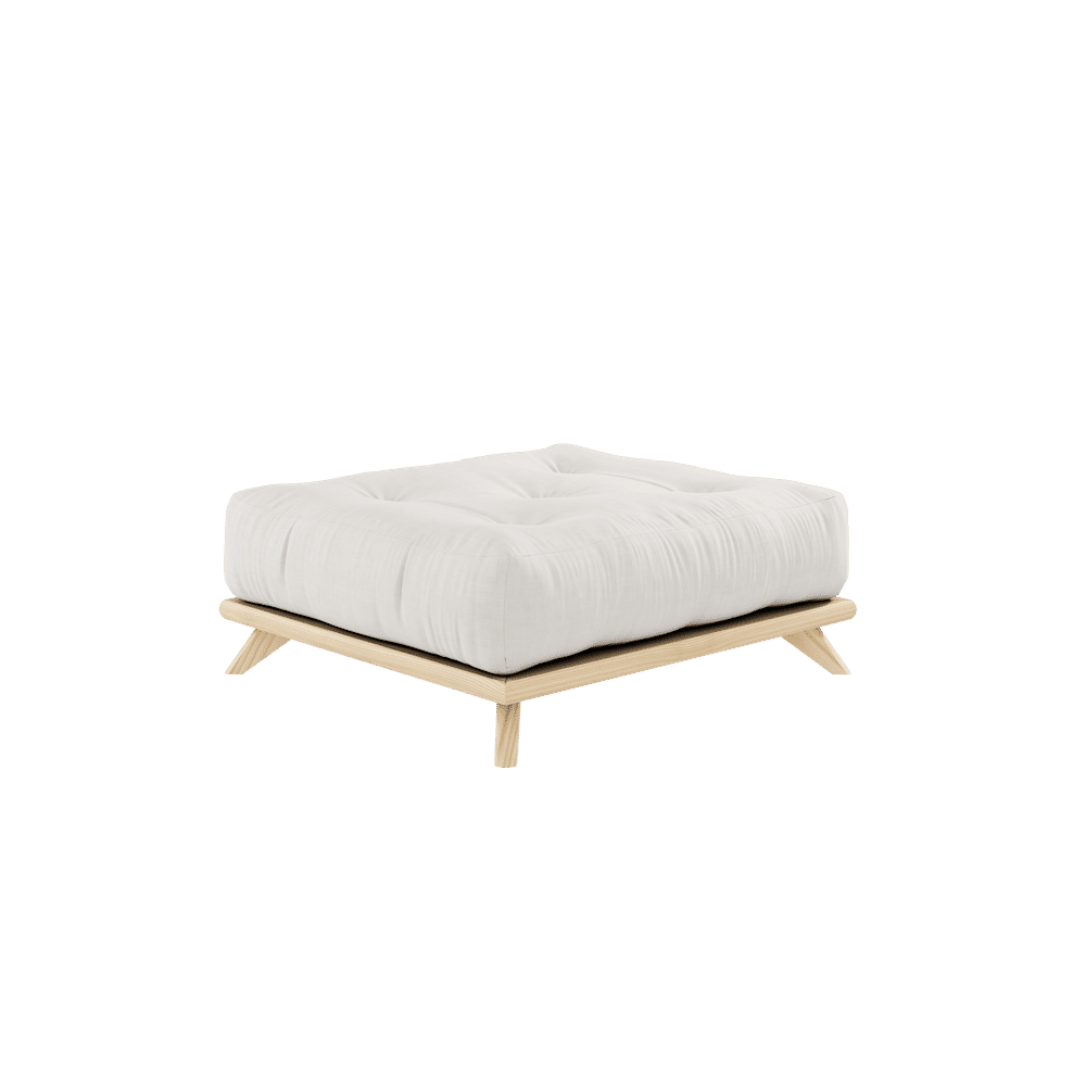 Karup Design SANS TABOURET CLAIR LAQUÉ W. MATELAS NATUREL SANS TABOURET