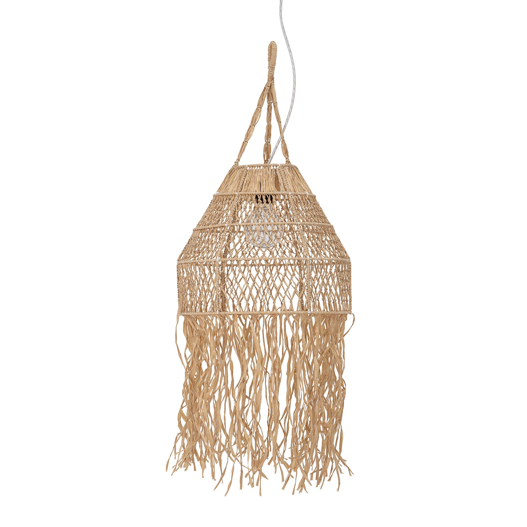 Creative Collection Hanglamp Thora, Natuur, Raffia