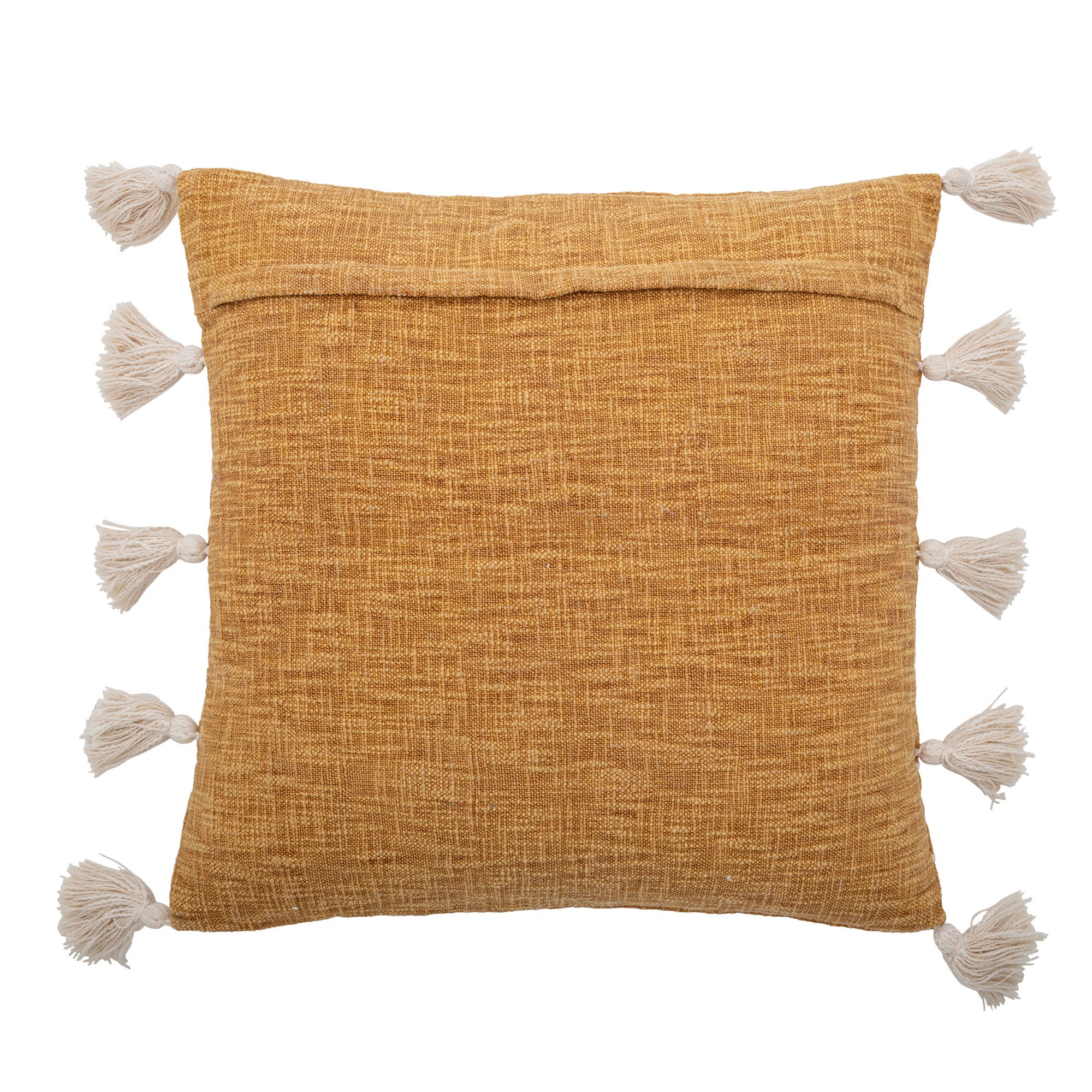 Bloomingville Coussin Emely, Jaune, Coton