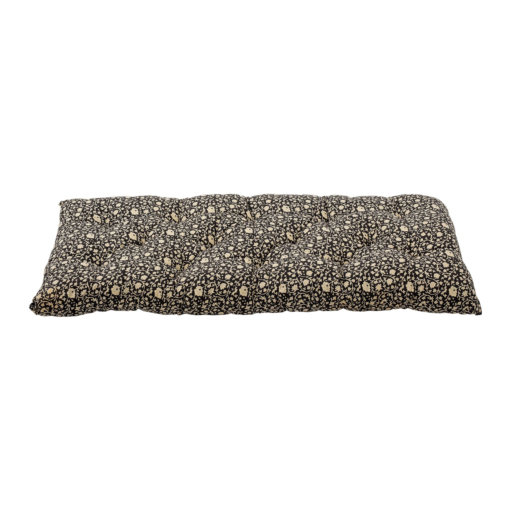 Bloomingville Coussin Kamala, Noir, Coton