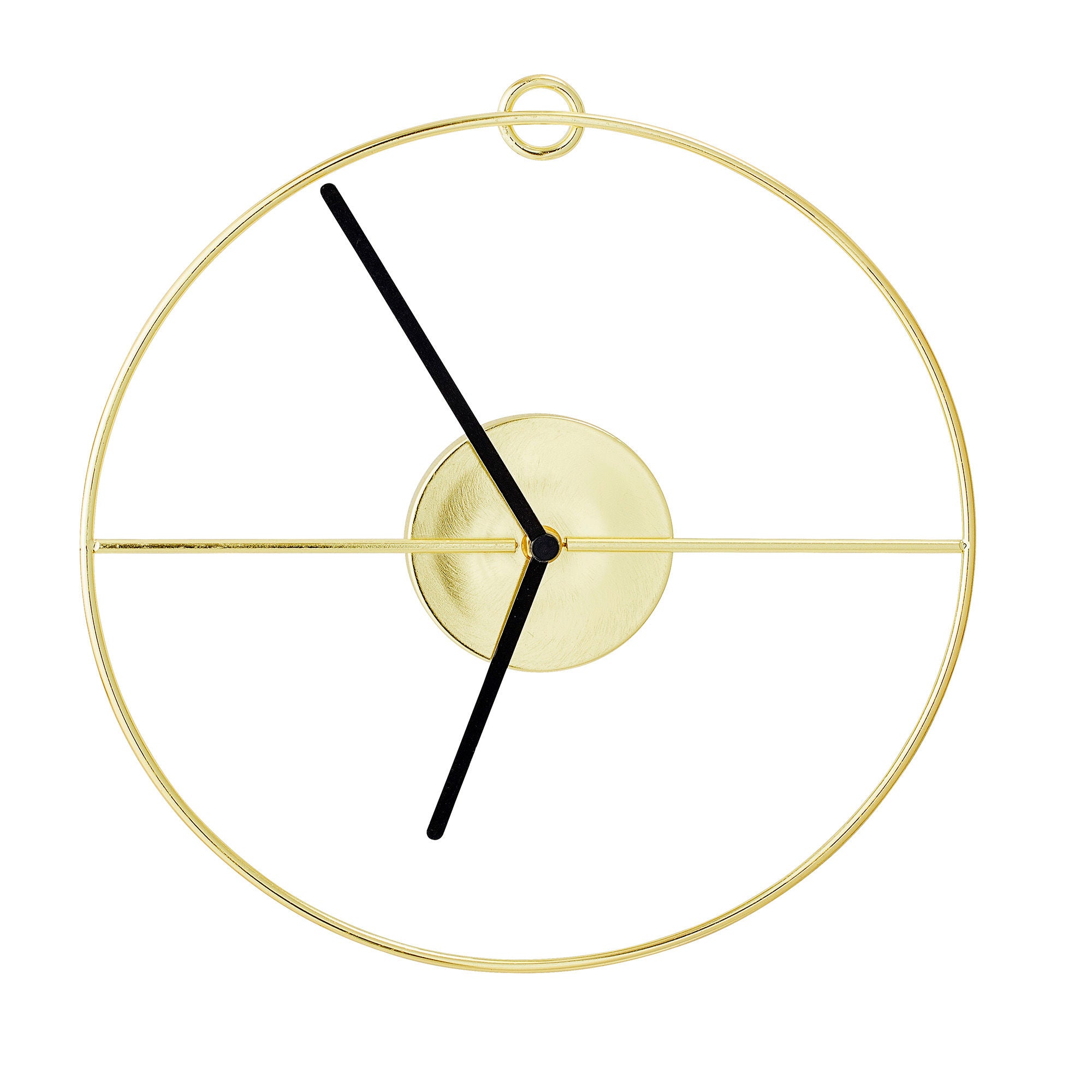 Bloomingville Selin Reloj de pared, oro, metal