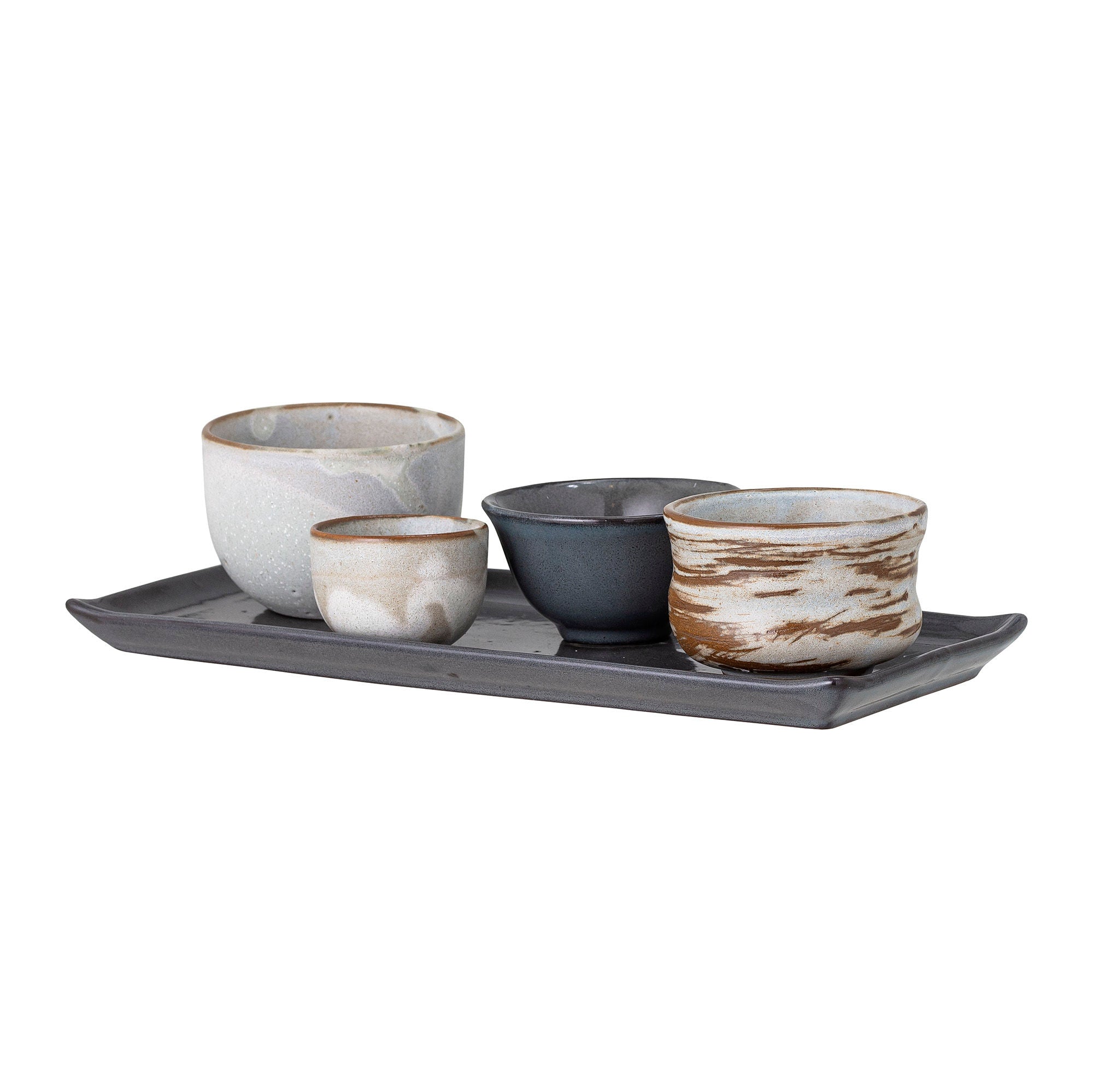 Bloomingville Masami Sushi Set, Wit, Steengoed