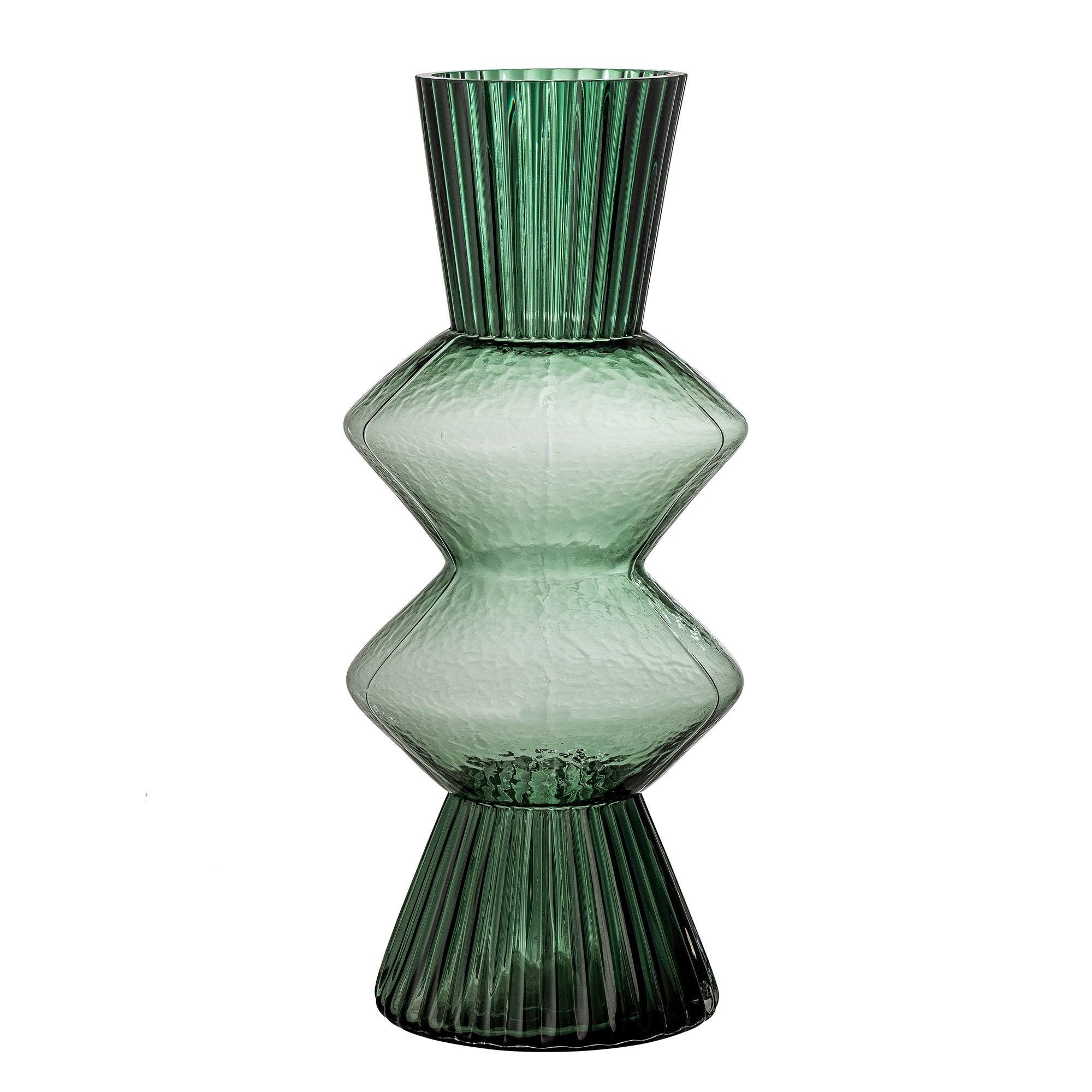 Bloomingville Davine Vaas, Groen, Glas