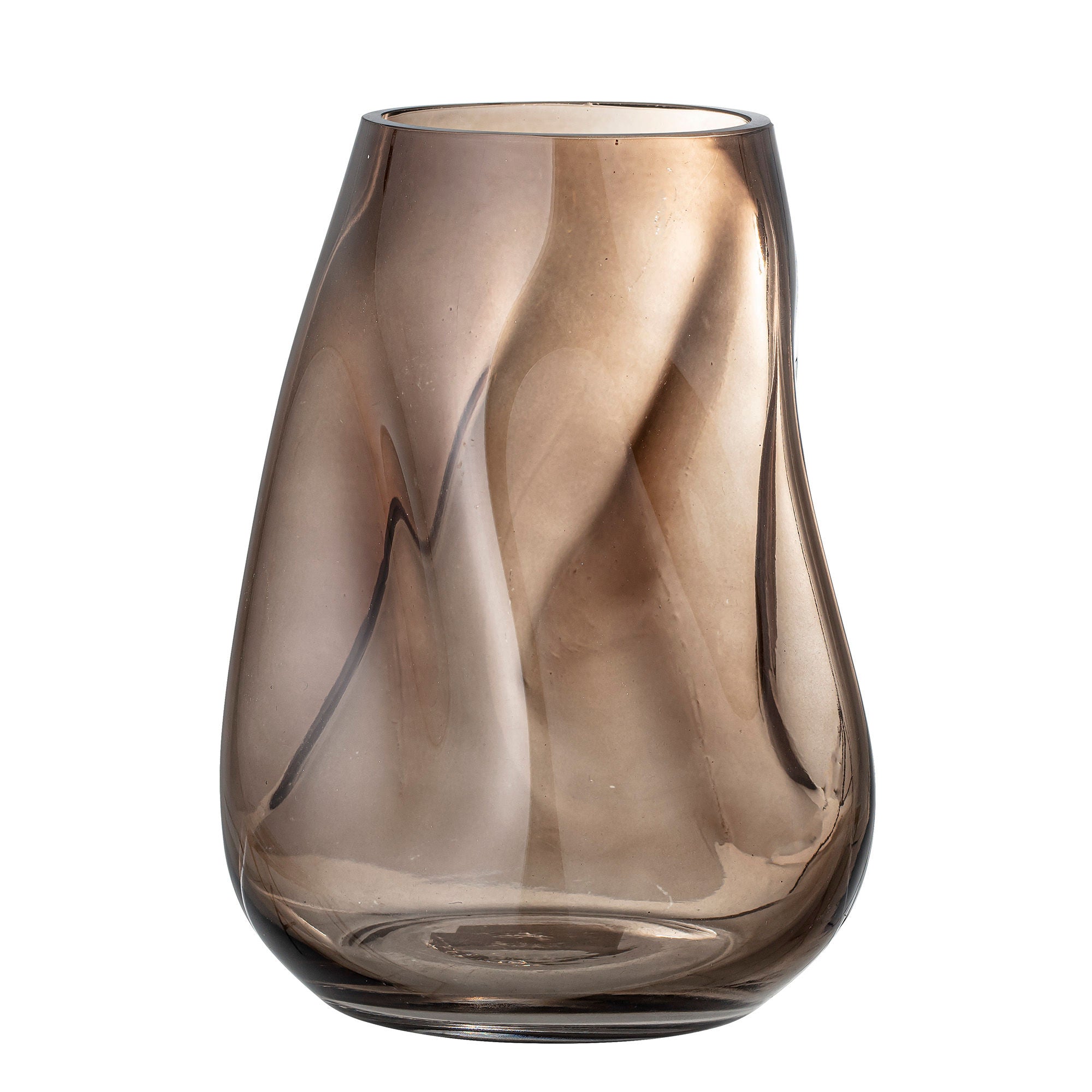 Bloomingville Ingolf Vaas, Bruin, Glas