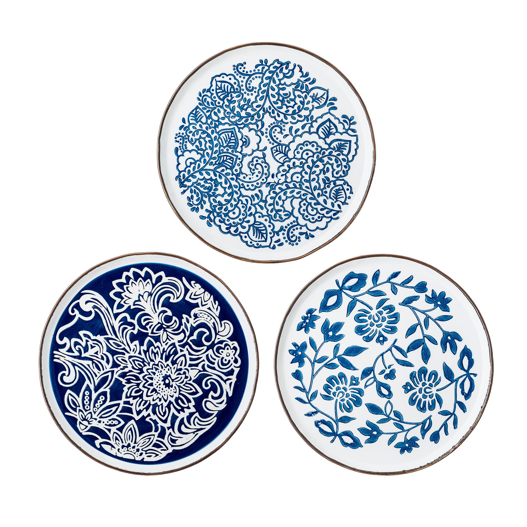 Bloomingville Molly Bord, Azul, Gres