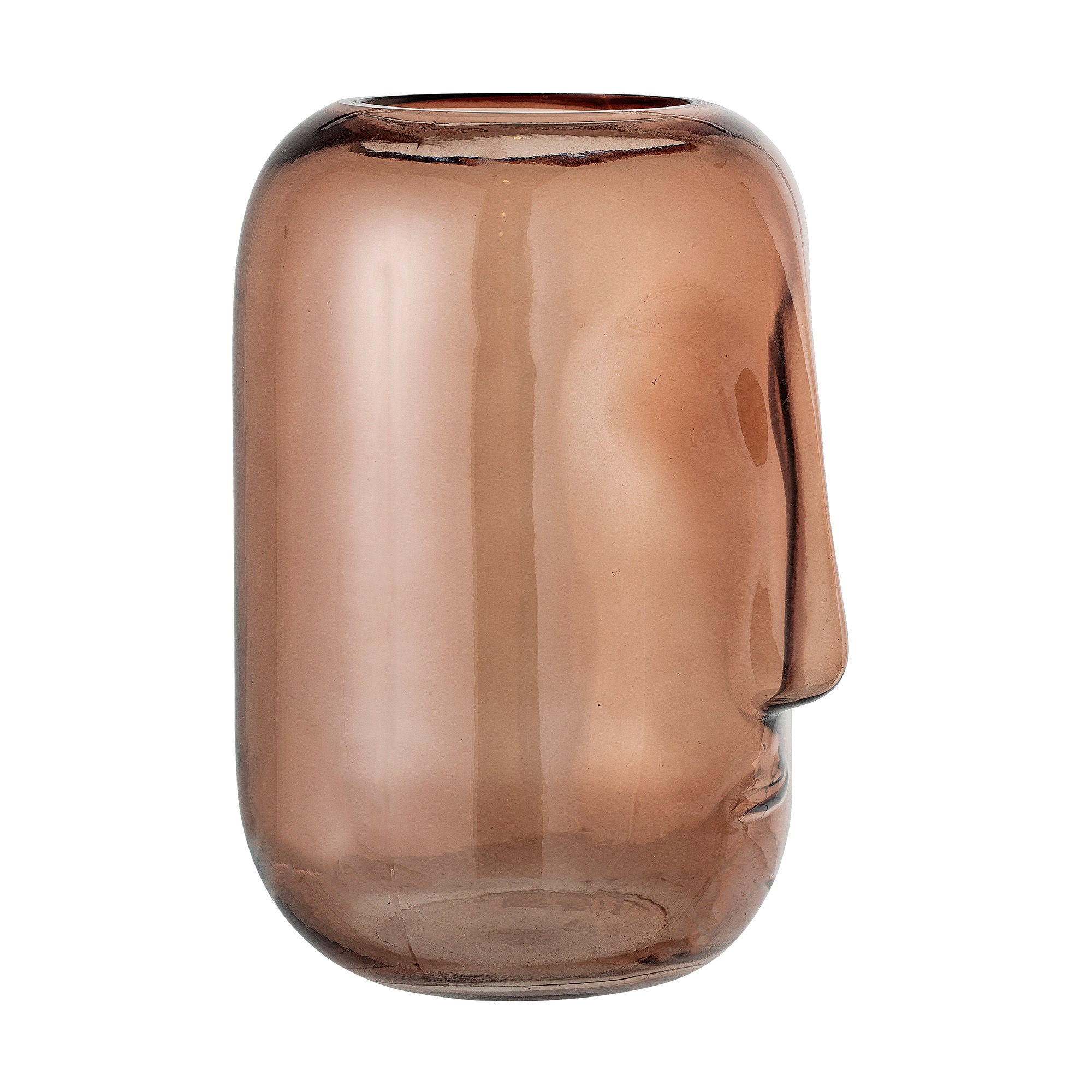 Bloomingville Vase Amida, Marron, Verre