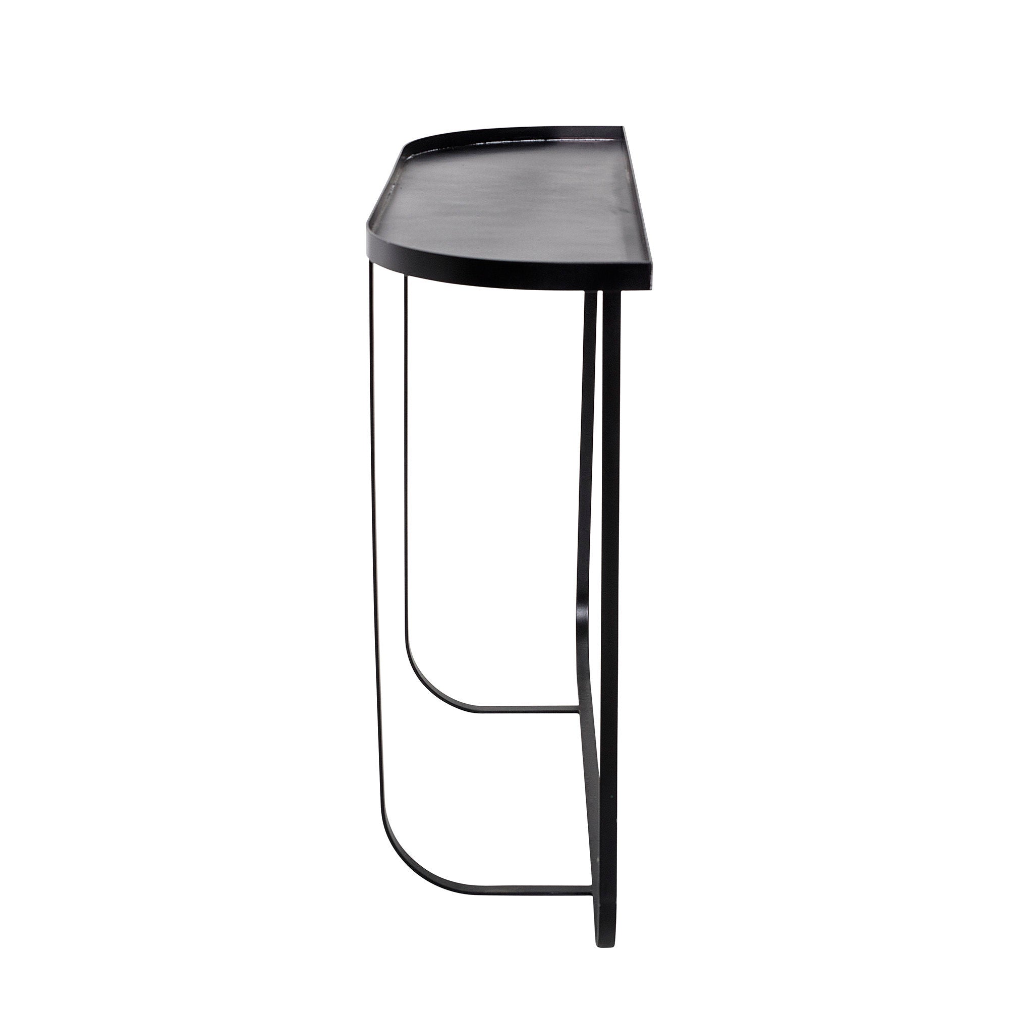 Bloomingville Harper Table console, Noir, Métal