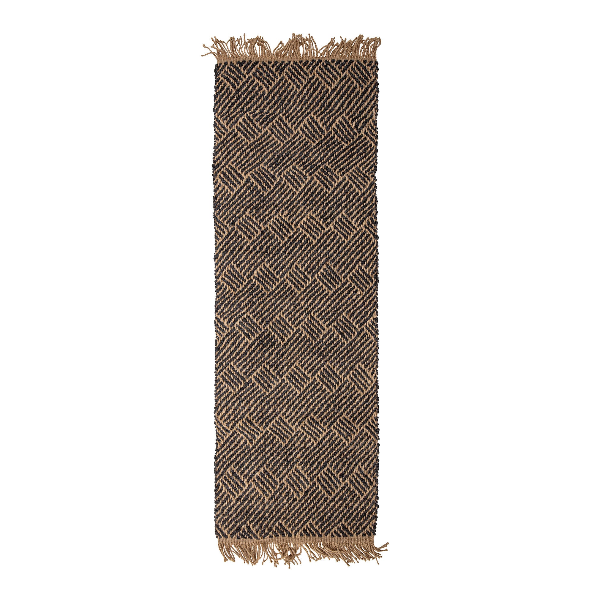 Bloomingville Tapis Aby, Noir, Jute