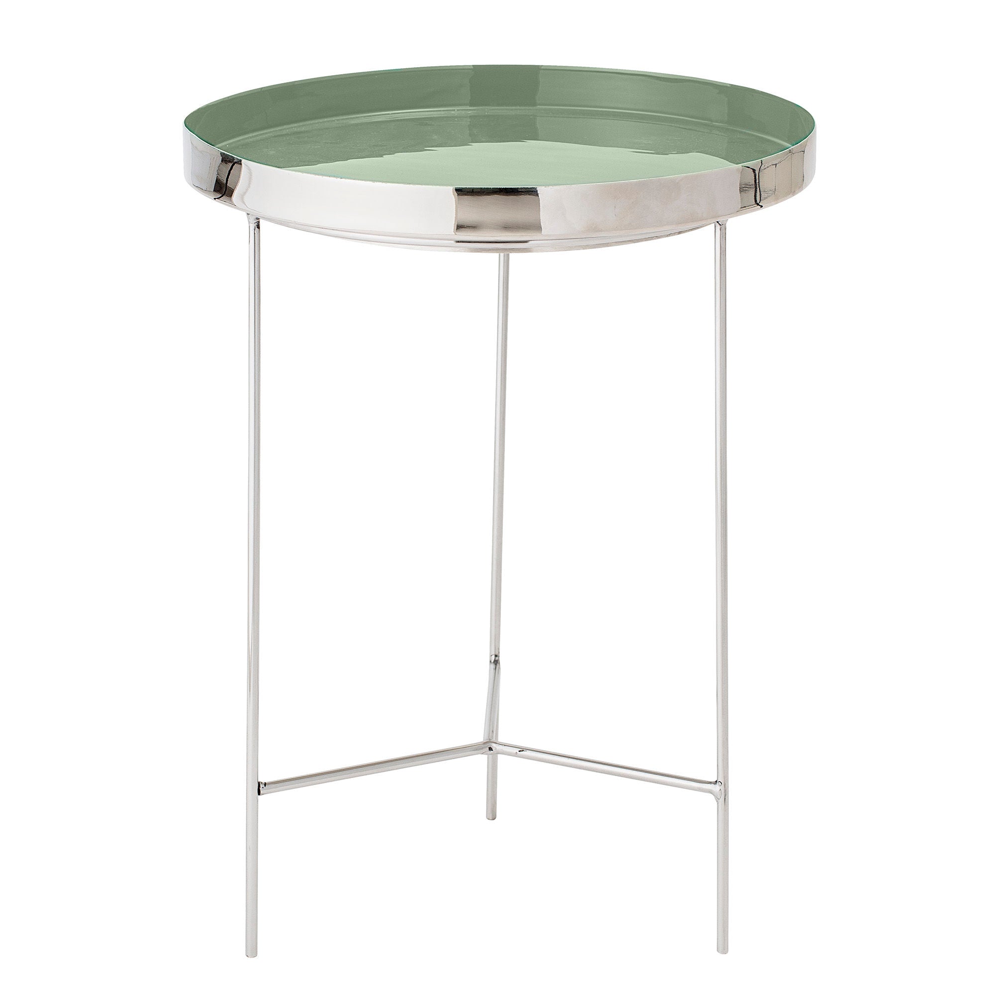 Bloomingville, Table plateau Sola, Vert, Aluminium