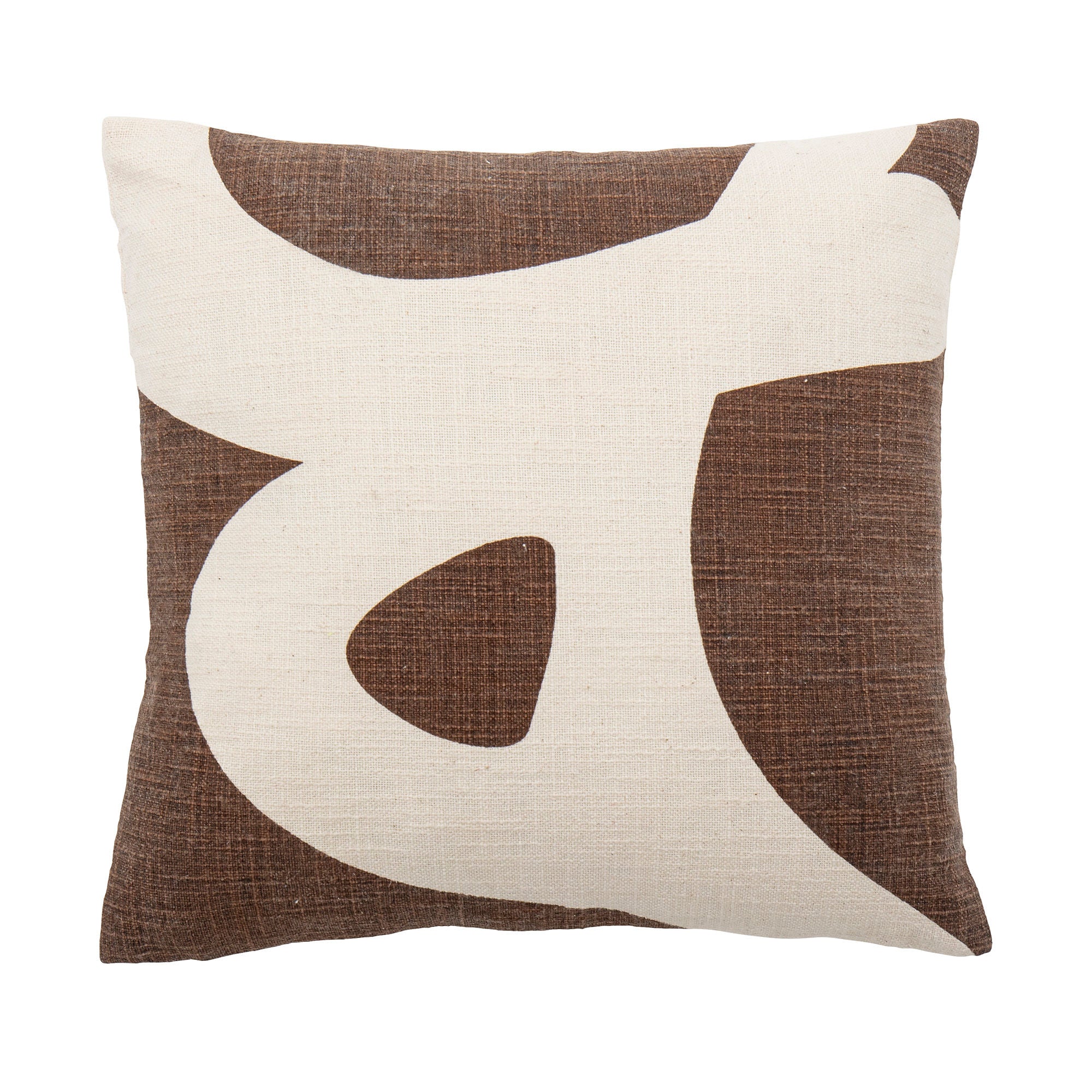 Bloomingville Ebrar, Coussin, Marron, Coton