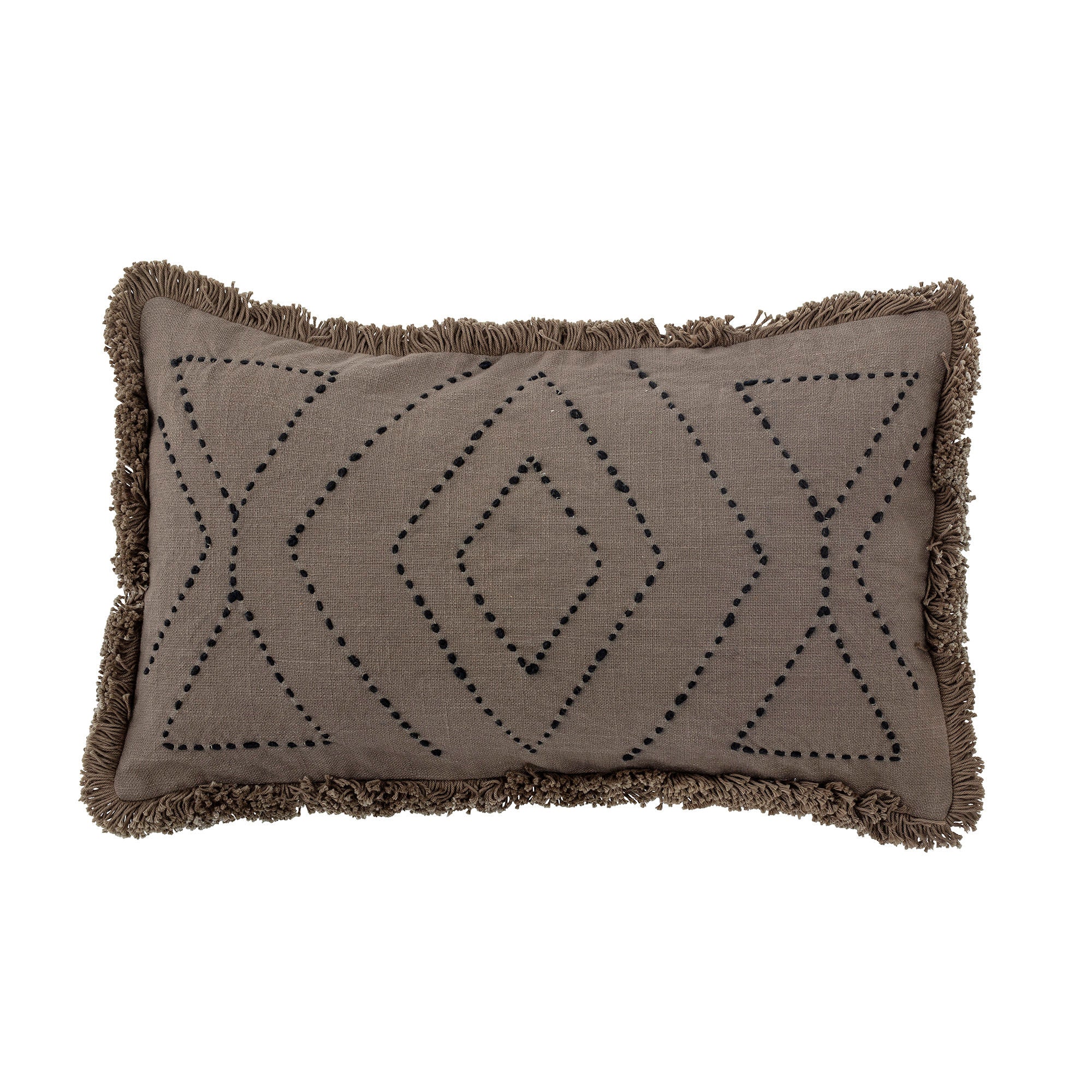 Bloomingville Coussin Baloo, Marron, Coton