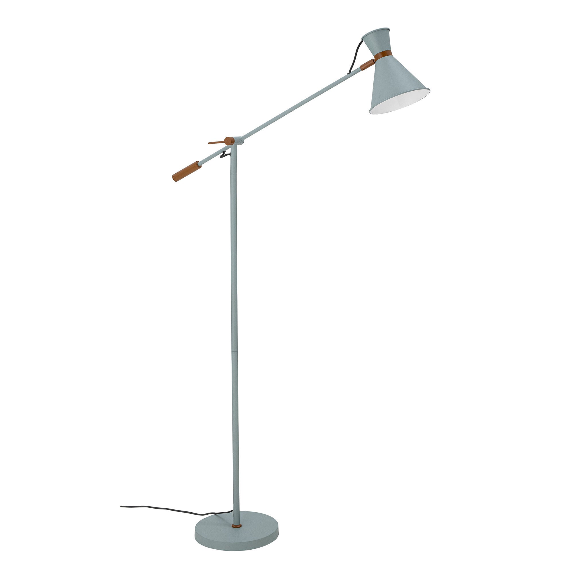 Creative Collection Raffi staande lamp, groen, metaal