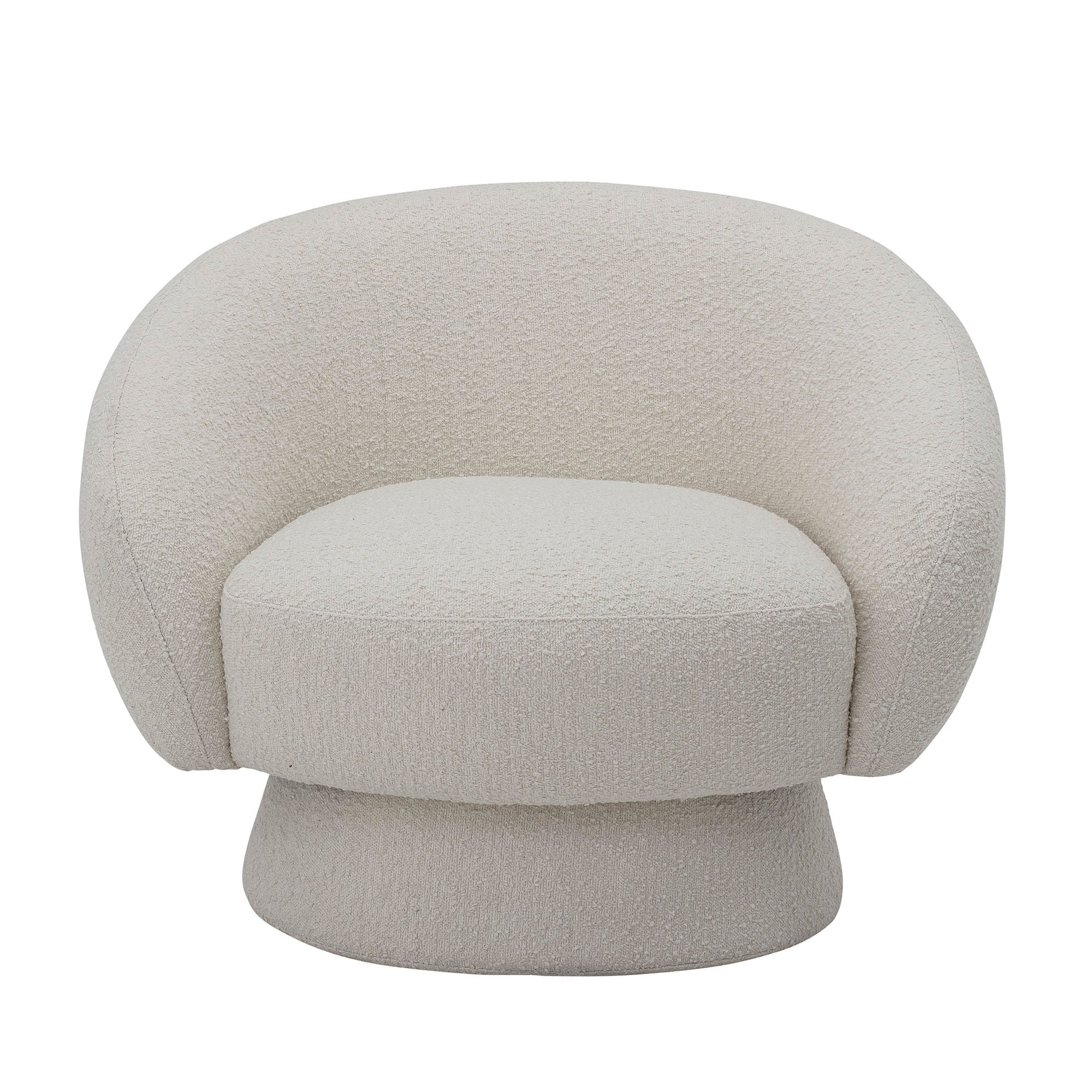 Bloomingville Chaise Ted, Blanc, Polyester