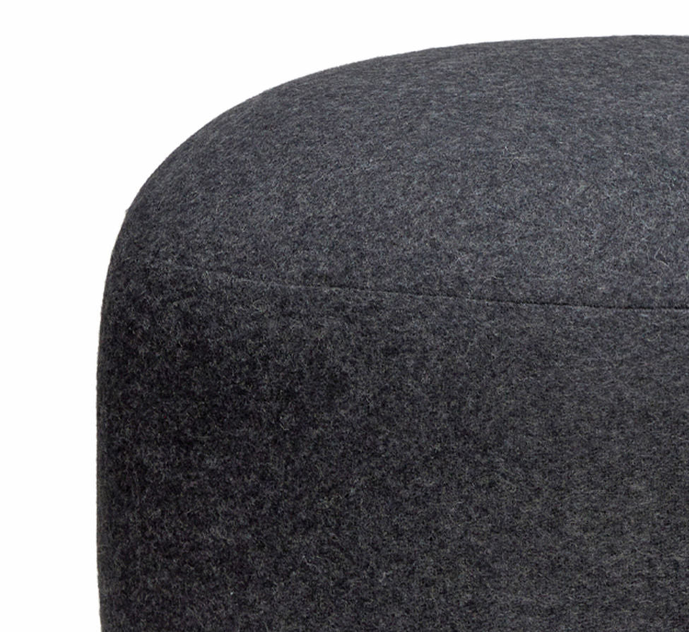 Hübsch Mochi Pouf Ø50 Gris Foncé