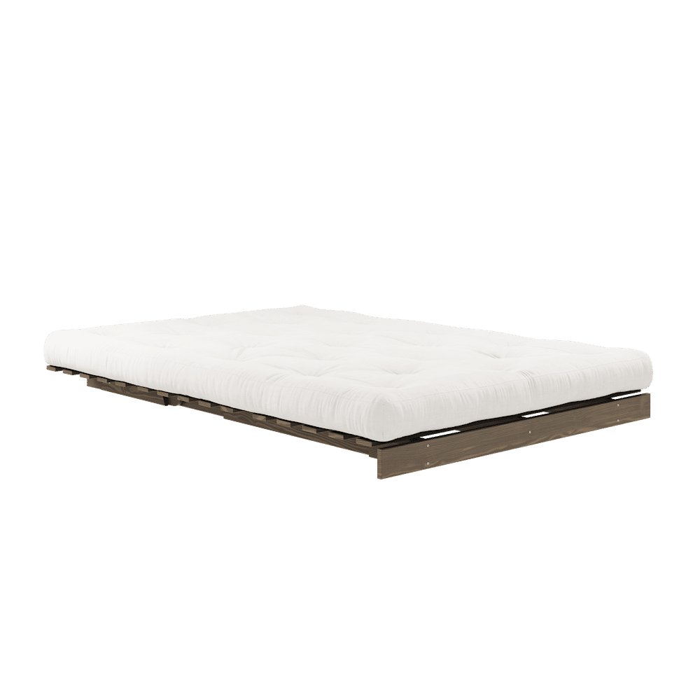 Design ROOTS CAROBE BRUN 140X200 W. ROOTS MATELAS NATUREL