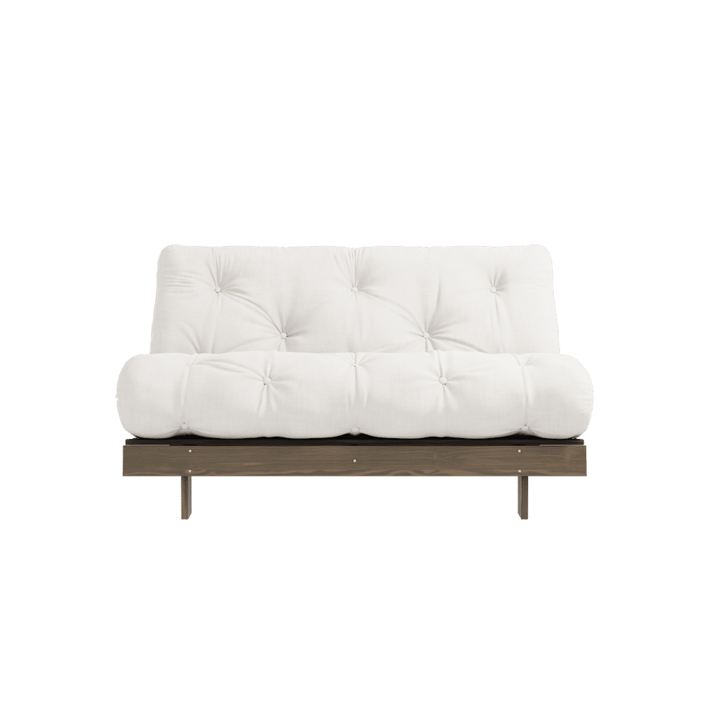 Design ROOTS CAROBE BRUN 140X200 W. ROOTS MATELAS NATUREL