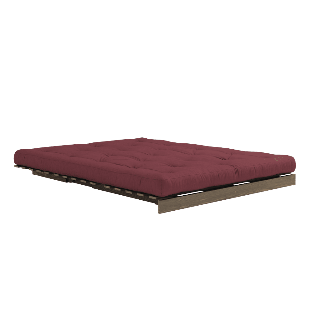 RACINES CAROBE BRUN 160X200 W. ROOTS MATELAS BORDEAUX