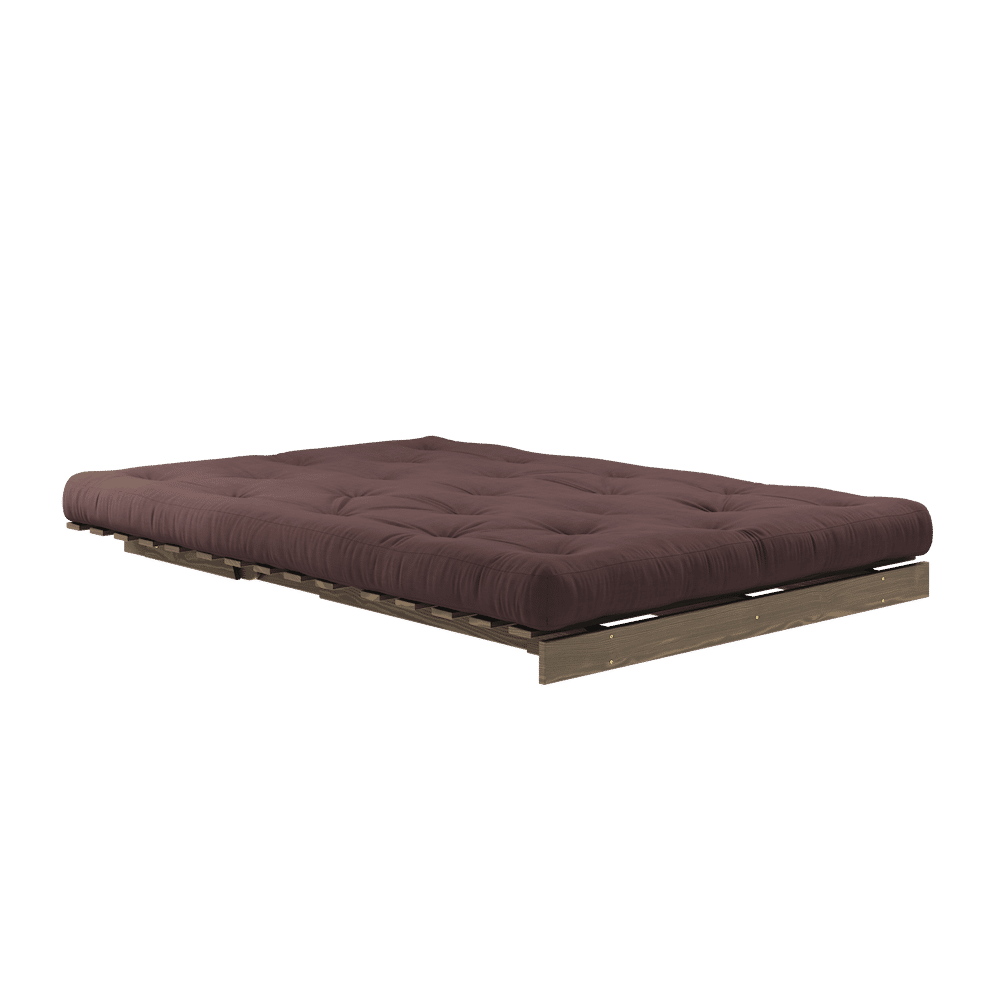 RACINES CAROBE BRUN 140X200 W. MATELAS BRUN