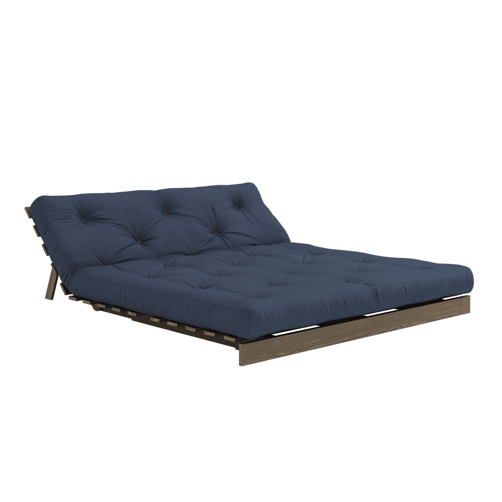 Karup Design RACINES CAROBE BRUN 160X200 W. SUÈDE MATELAS MARINE