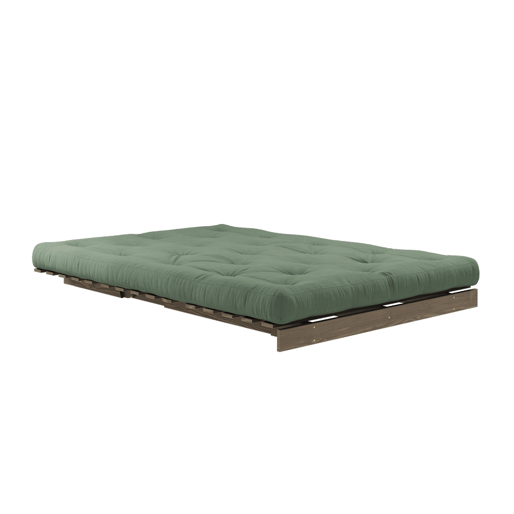 Karup Design ROOTS CAROB BROWN 140X200 W. ROOTS COLCHÓN VERDE OLIVA