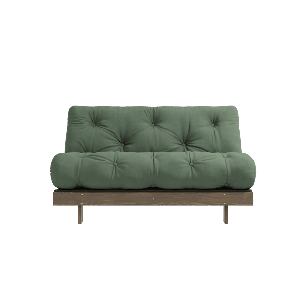 Karup Design ROOTS CAROB BROWN 140X200 W. ROOTS COLCHÓN VERDE OLIVA