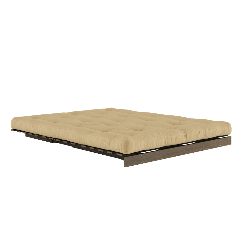 Karup Design WURZELN CAROB BROWN 160X200 W. SCHWEDEN MATRATZE WEIZEN BEIGE