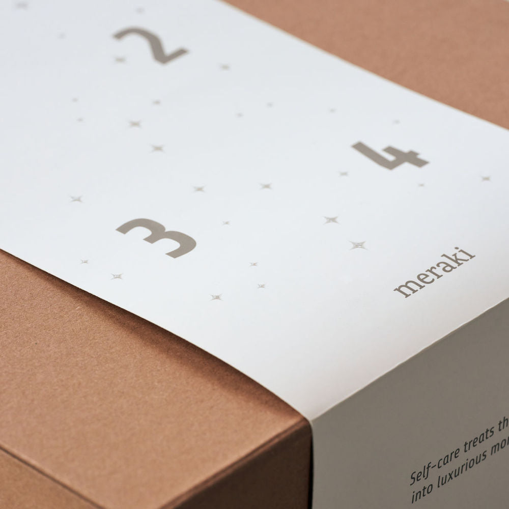 Meraki Geschenk box, Advent, Meraki AW2023, Braun