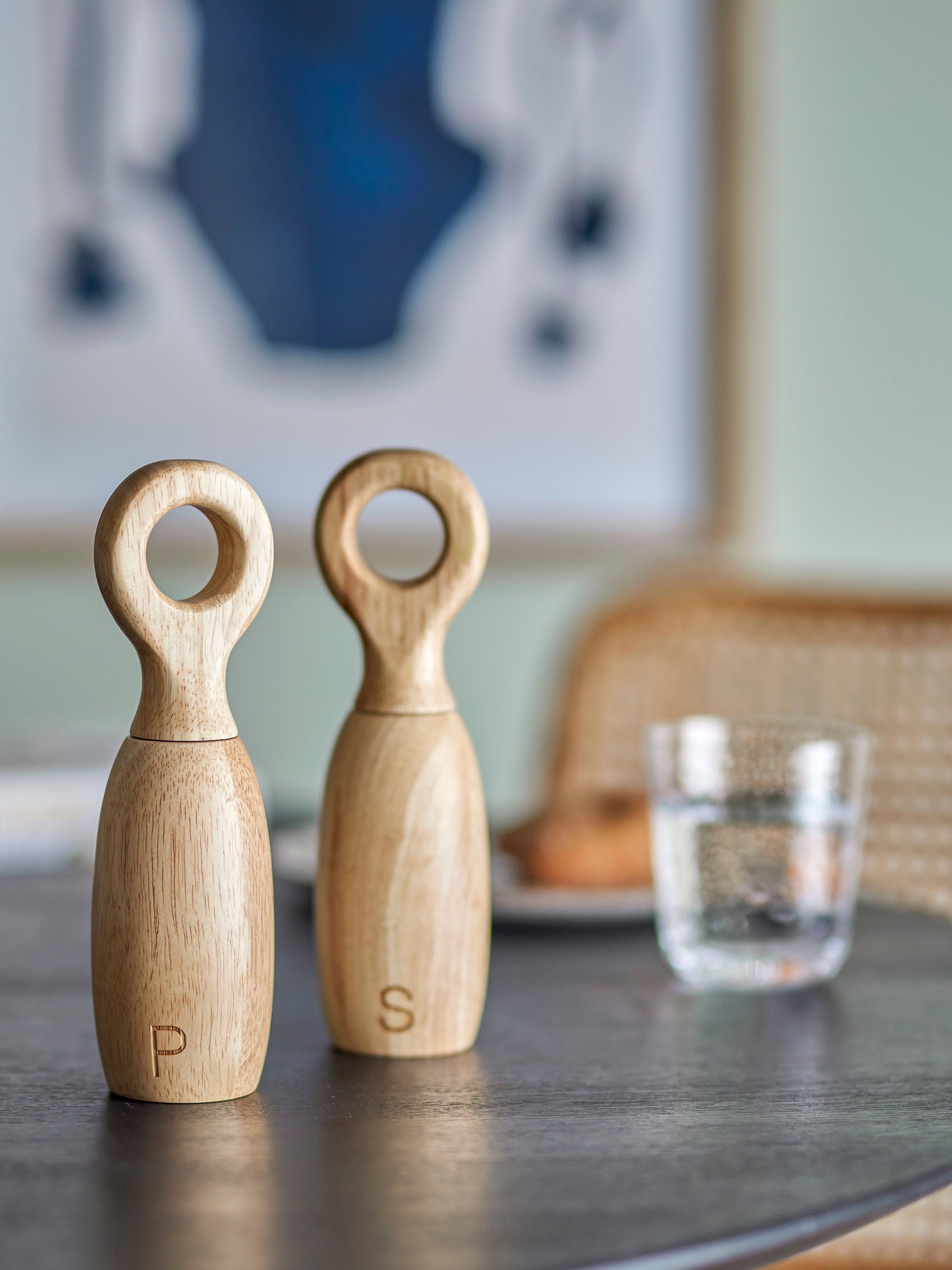 Bloomingville Martim Salt &amp; Pepper Mill, Naturaleza, Madera de caucho