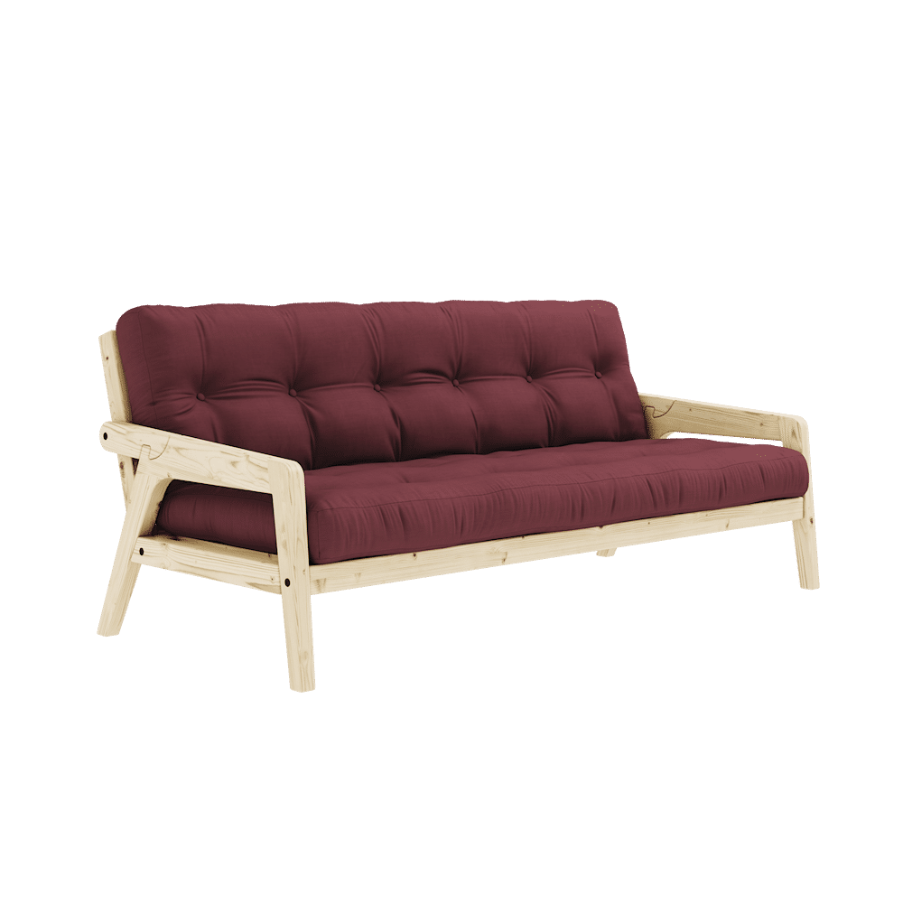 Karup Design GRAB KLARE LACKIERT W. 5-Schicht GEMISCHTE MATRATZE BORDEAUX