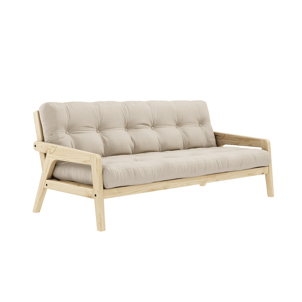 Karup Design GRAB KLARE LACKIERT W. 5-Schicht GEMISCHTE MATRATZE BEIGE