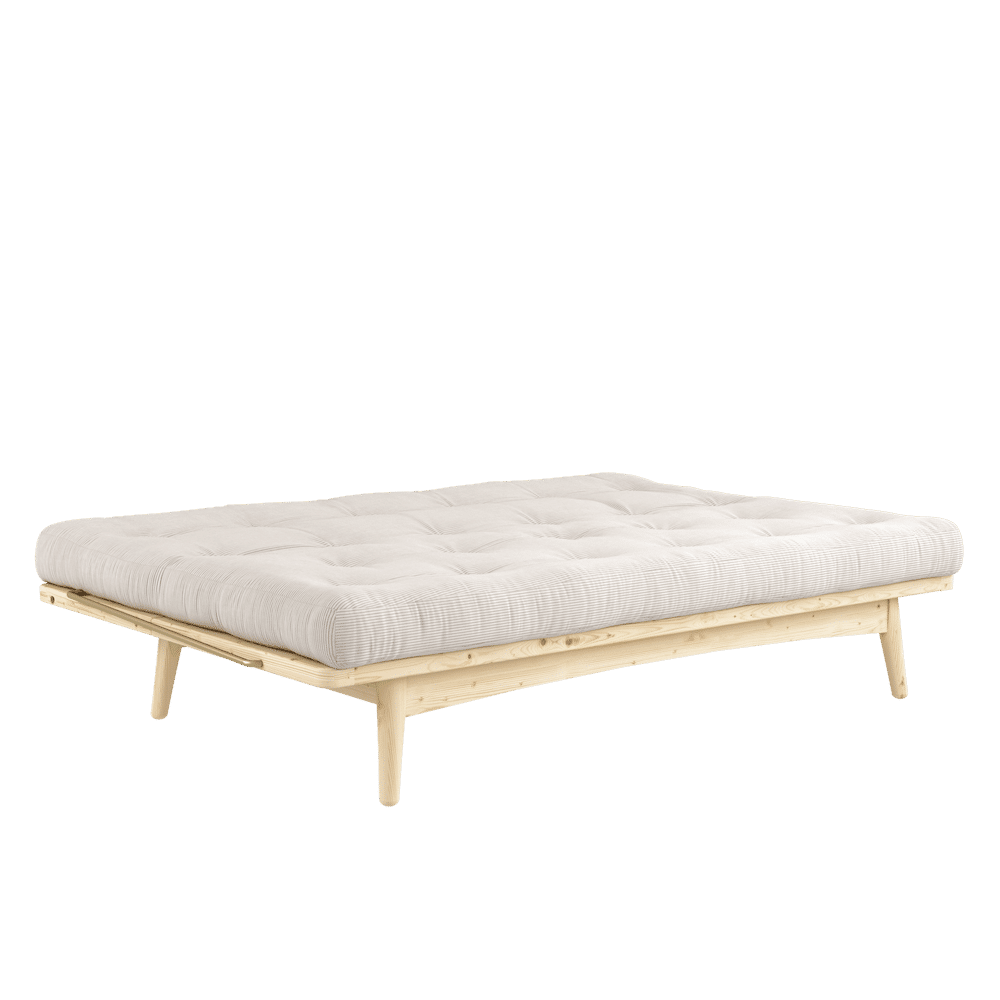 FOLK CLAIR LAQUE W. MATELAS MIXTE 5 COUCHES IVOIRE