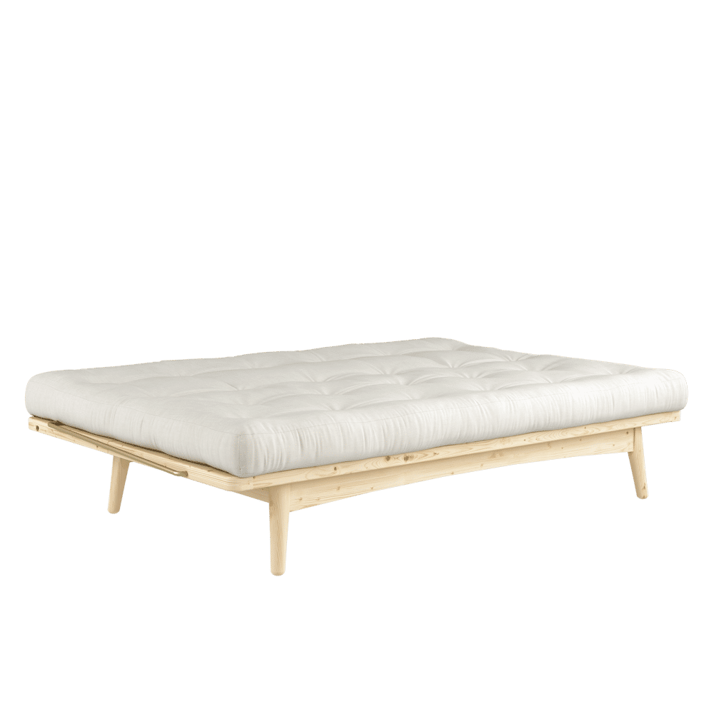 FOLK CLAIR LAQUE W. MATELAS MIXTE 5 COUCHES NATUREL