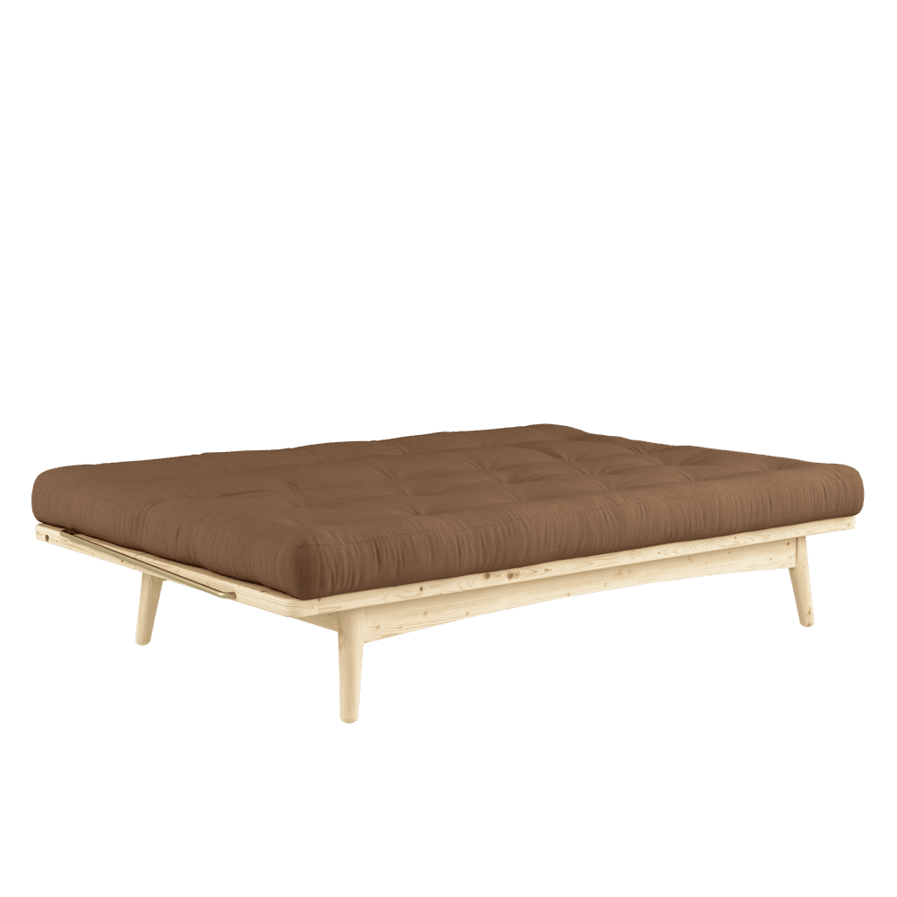 FOLK CLAIR LAQUE W. MATELAS MIXTE 5 COUCHES MOCCAA