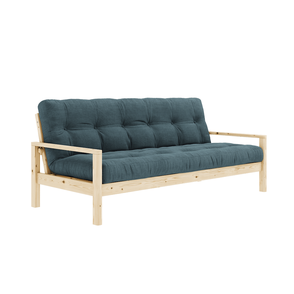 Designer BOUTON CLAIR LAQUÉ W. MATELAS MIXTE 5 COUCHES BLEU PÂLE