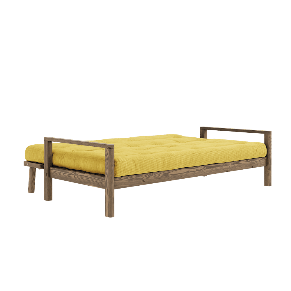 BOUTON CAROBE BRUN W. 5-COUCHE MIXTE MATELAS MIEL