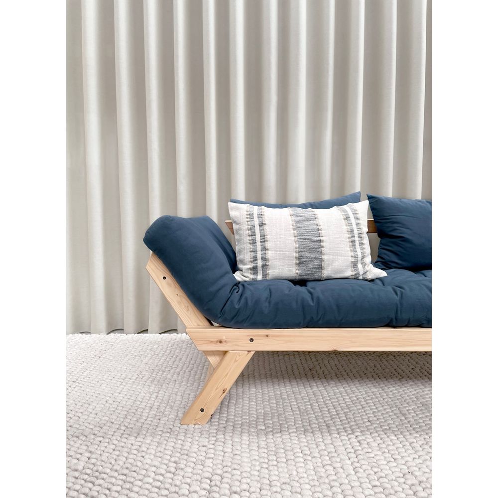 Karup Design BEBOP CLAIR LAQUE W. MATELAS MIXTE 4 COUCHES GRIS FONCÉ