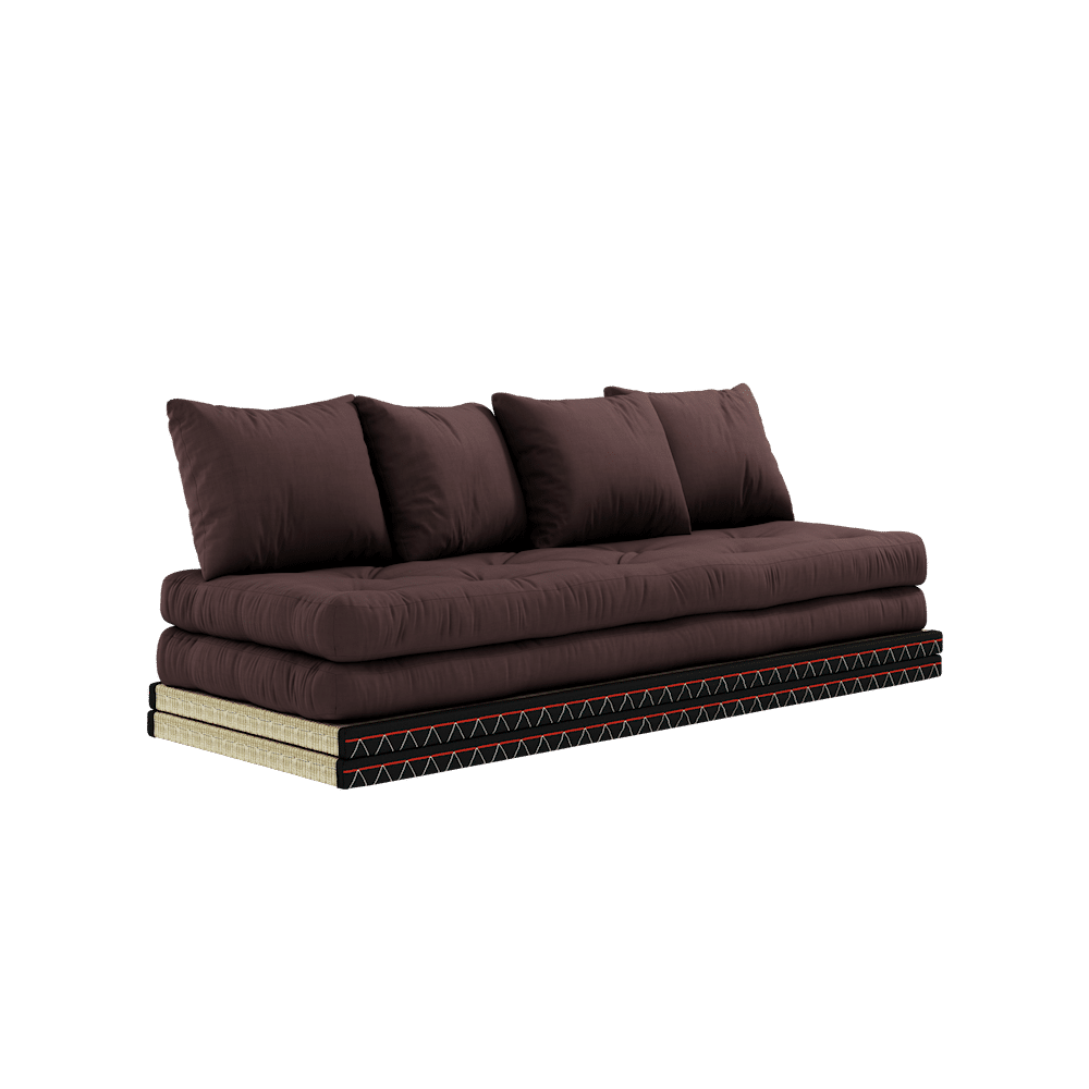 Karup design Chico Brown W. 2 tatamis 80x200 W. Ensemble de matelas 2 Chico Marron