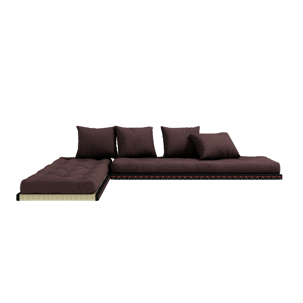 Karup design Chico Brown W. 2 tatamis 80x200 W. Ensemble de matelas 2 Chico Marron